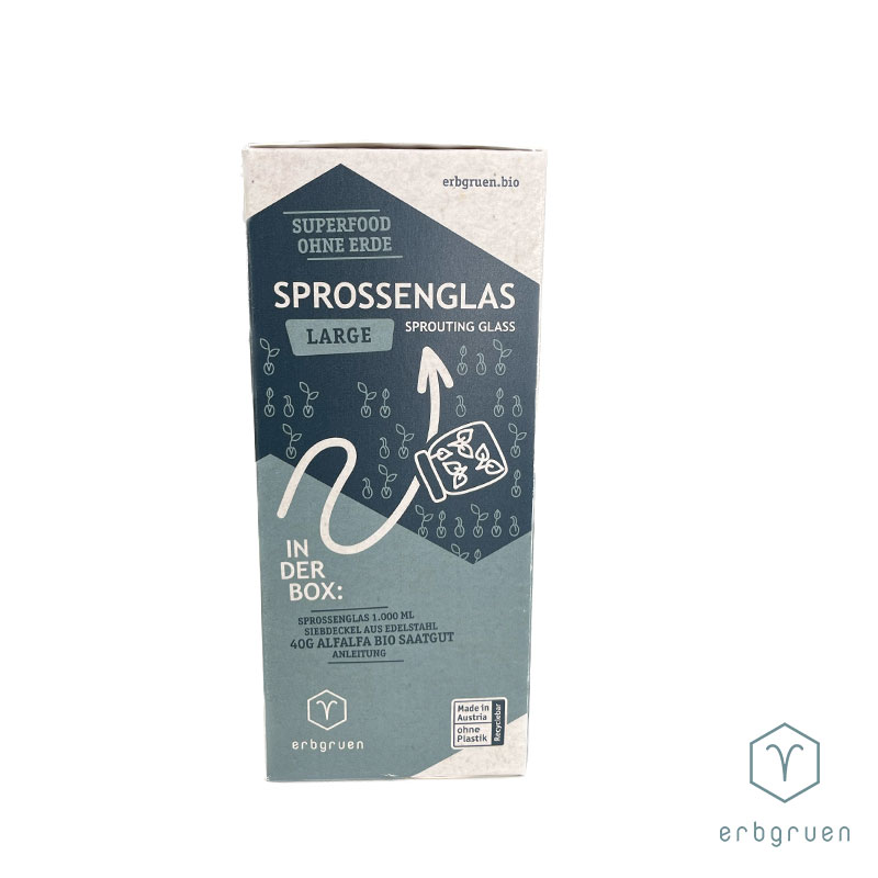 erbgruen Sprossenglas – Large