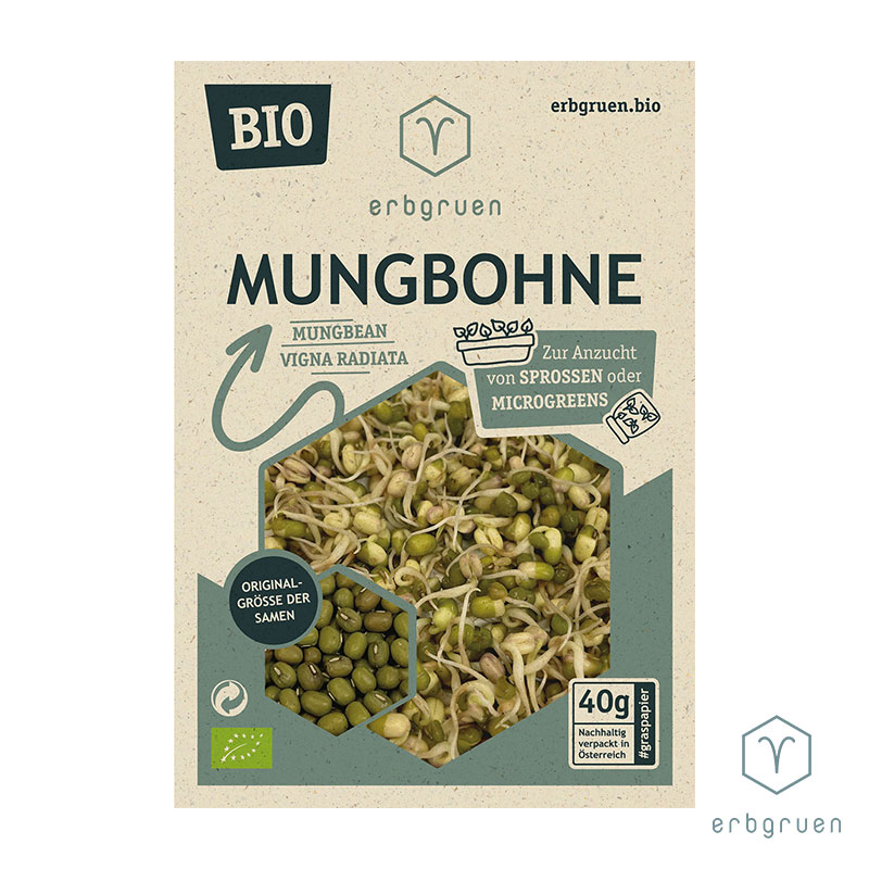 Mungbohne – Bio-Saatgut Tüte