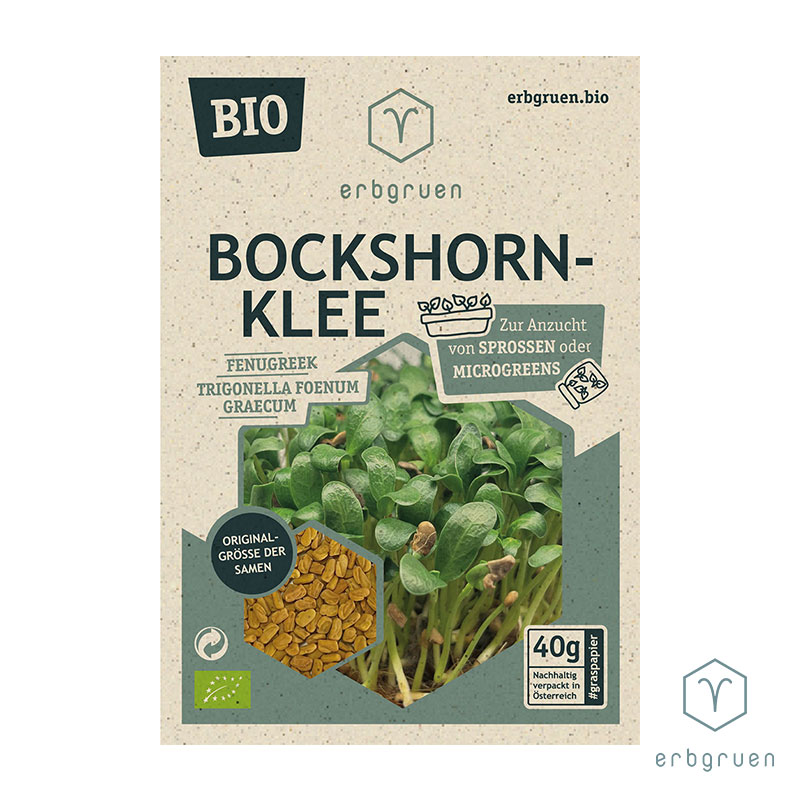 Bockshornklee – Bio-Saatgut Tüte